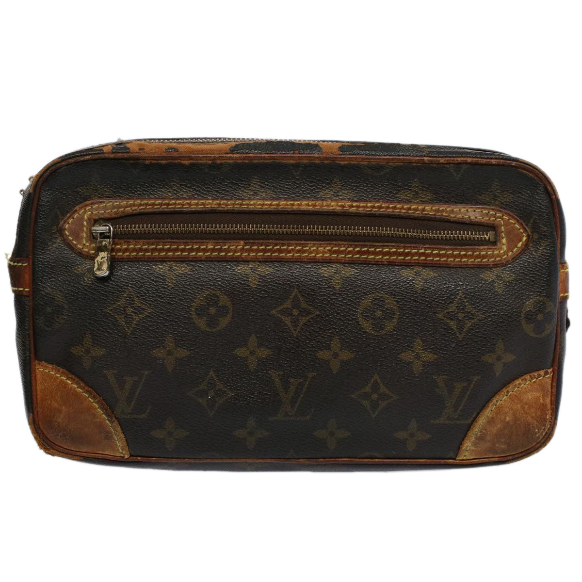 LOUIS VUITTON Monogram Marly Dragonne GM Clutch Bag M51825 LV Auth ti1259 - 0