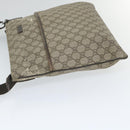 GUCCI GG Canvas Shoulder Bag Coated Canvas Beige 141198 Auth ti1265-4