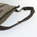 GUCCI GG Canvas Shoulder Bag Coated Canvas Beige 141198 Auth ti1265-8