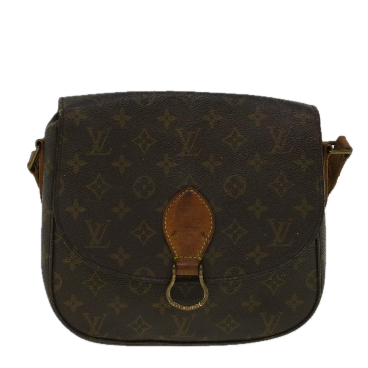 LOUIS VUITTON Monogram Saint Cloud GM Shoulder Bag M51242 LV Auth ti1274 - 0