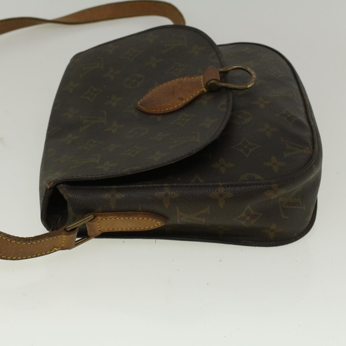 LOUIS VUITTON Monogram Saint Cloud GM Shoulder Bag M51242 LV Auth ti1274