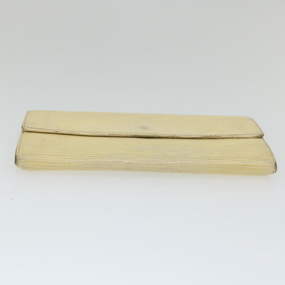 LOUIS VUITTON Epi Pochette Porte Monnaie Credit Wallet White M6357A Auth ti1295