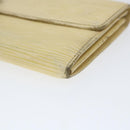 LOUIS VUITTON Epi Pochette Porte Monnaie Credit Wallet White M6357A Auth ti1295-7