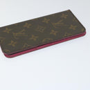 LOUIS VUITTON Monogram iPhone Case 4Set Blue Pink LV Auth ti1305-5