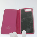 LOUIS VUITTON Monogram iPhone Case 4Set Blue Pink LV Auth ti1305-9