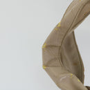 Salvatore Ferragamo Shoulder Bag Nylon patent leather Beige Auth ti1318-10