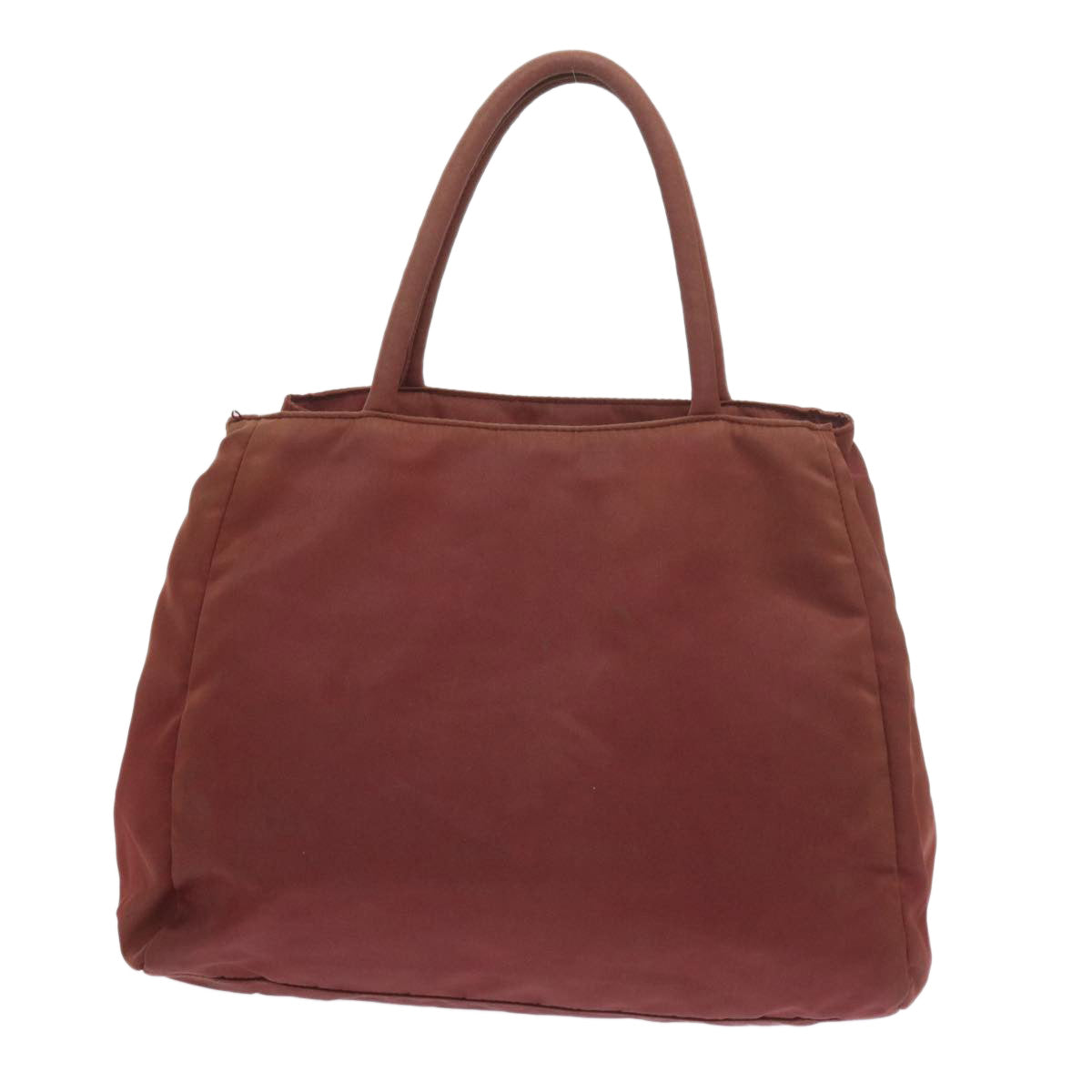 PRADA Hand Bag Nylon Red Auth ti1371 - 0
