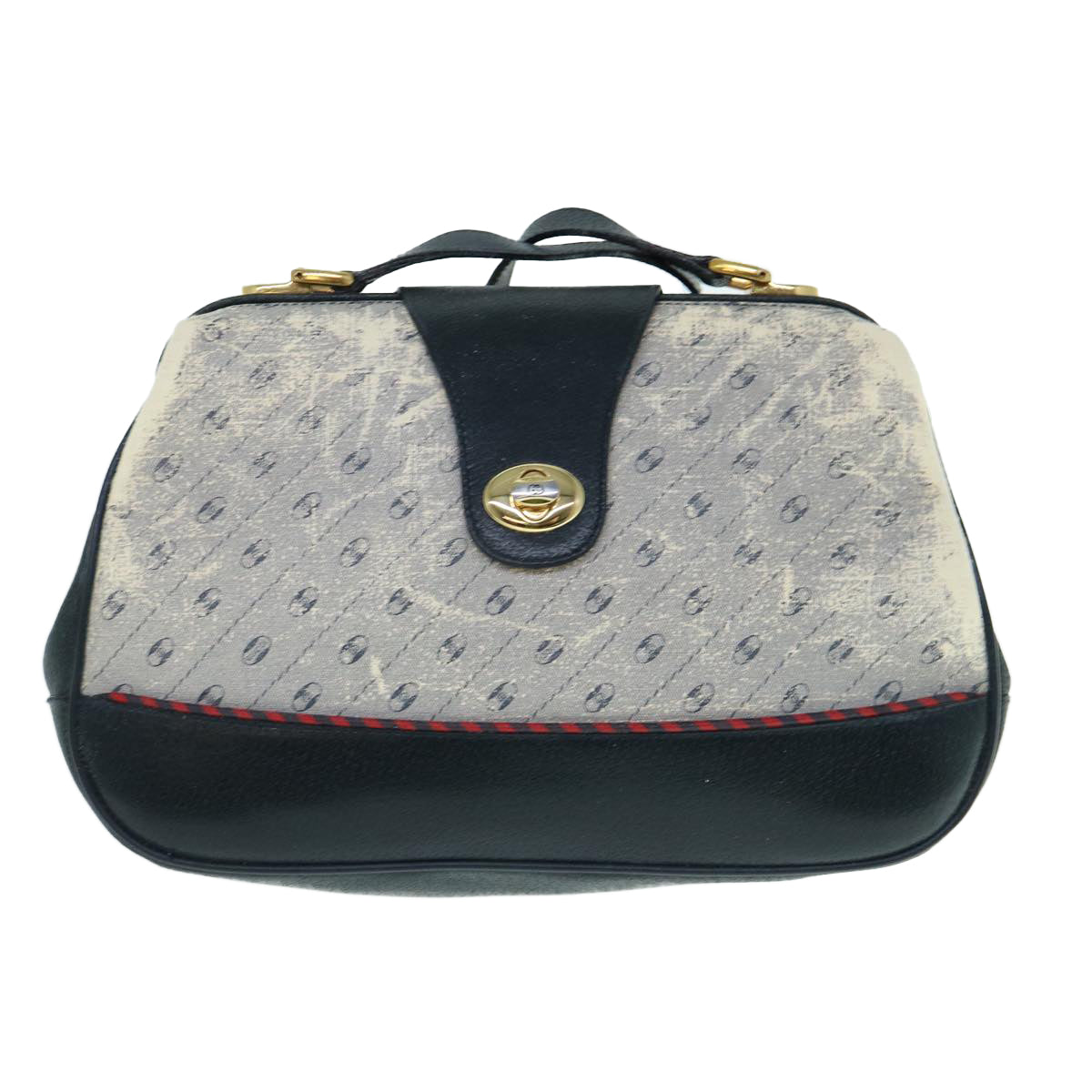 GUCCI Micro GG Canvas Shoulder Bag Navy 116 02 107 Auth ti1434