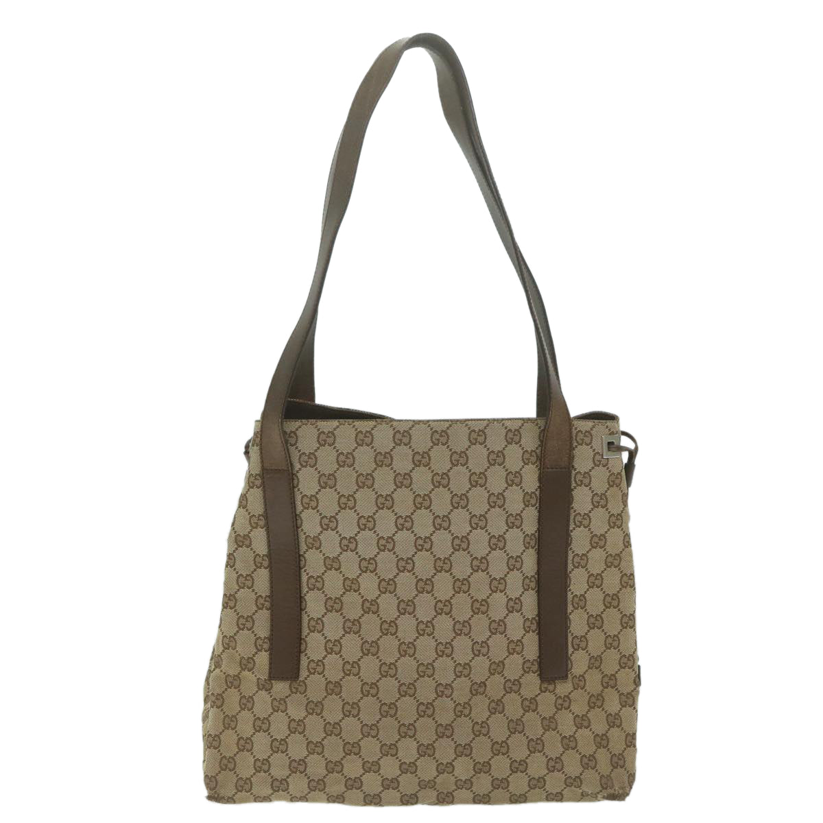 GUCCI GG Canvas Shoulder Bag Beige 30501 Auth ti1472