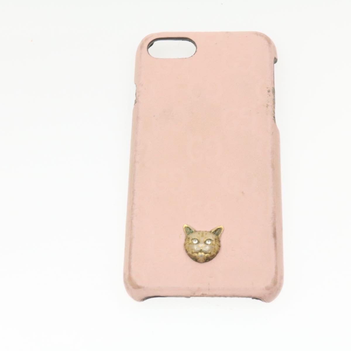 GUCCI GG Canvas iPhone Key iPad Case 3Set Brown Pink beige Auth ti361