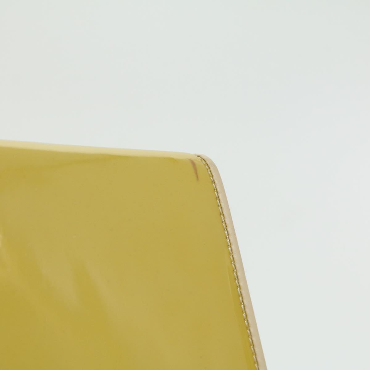 Salvatore Ferragamo Shoulder Bag Leather Enamel 2Set Silver Yellow Auth ti652