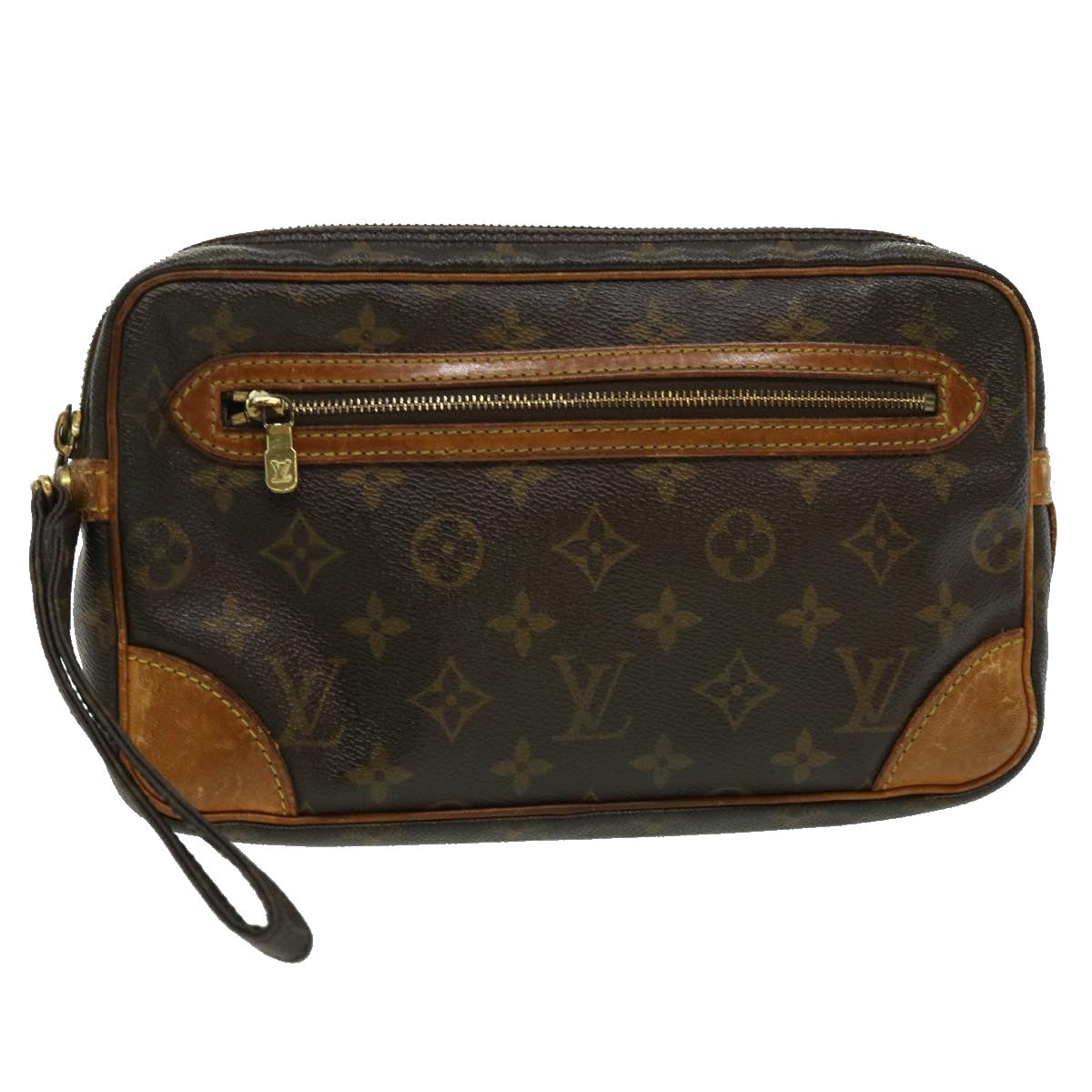 LOUIS VUITTON Monogram Marly Dragonne GM Clutch Bag M51825 LV Auth ti662