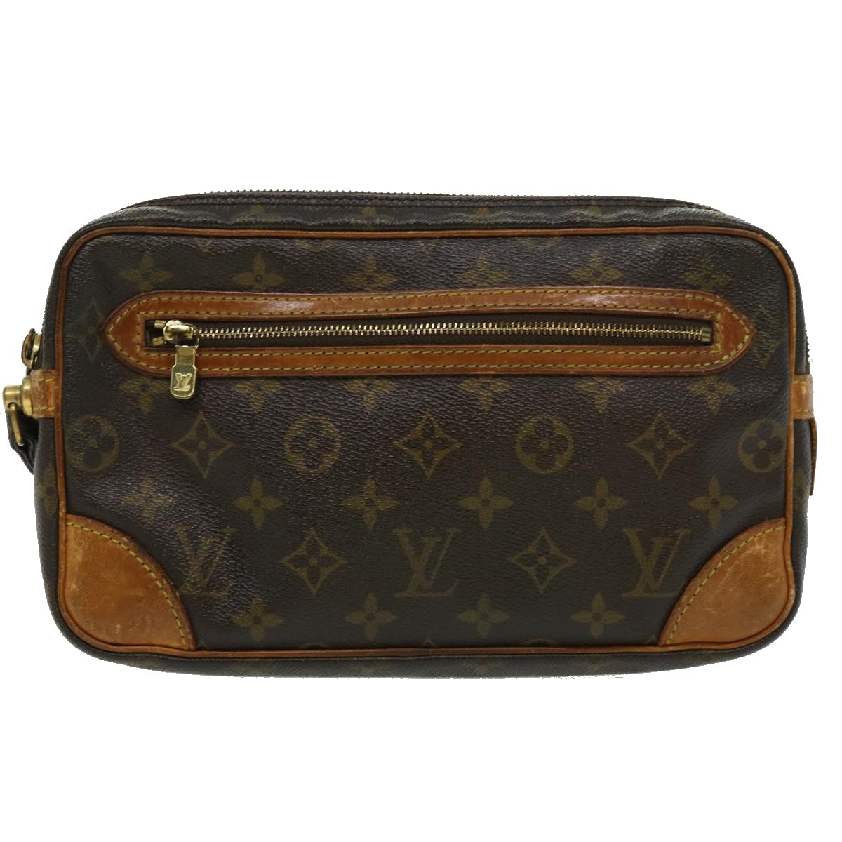 LOUIS VUITTON Monogram Marly Dragonne GM Clutch Bag M51825 LV Auth ti662