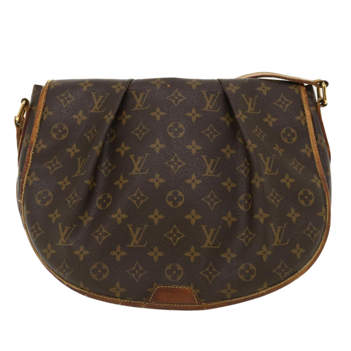 LOUIS VUITTON Monogram Menilmontant MM Shoulder Bag M40473 LV Auth ti796