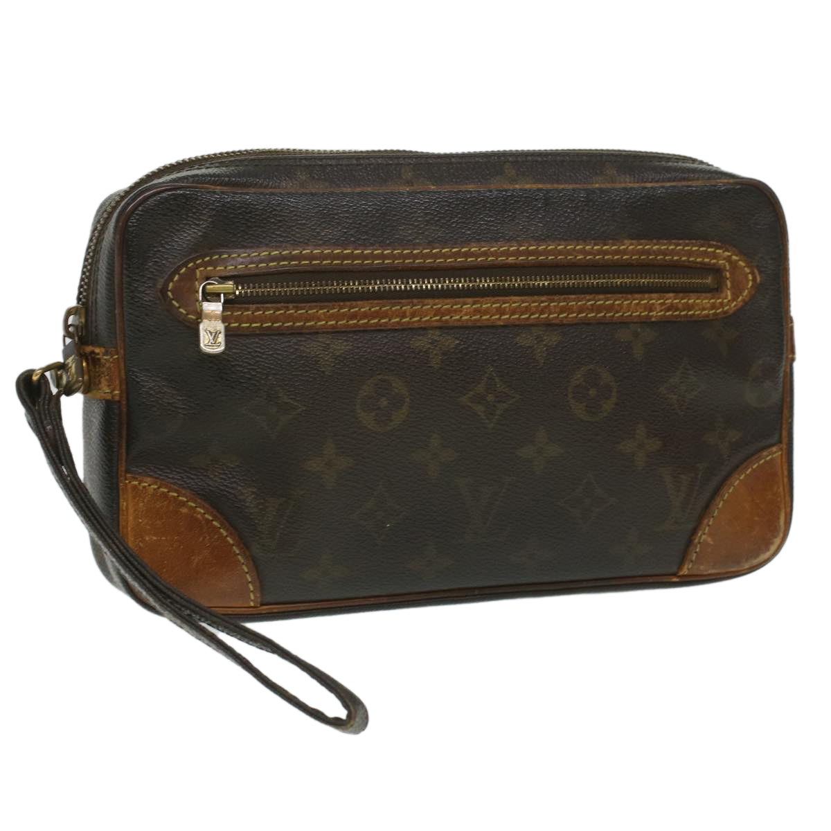 LOUIS VUITTON Monogram Marly Dragonne GM Clutch Bag M51825 LV Auth ti855