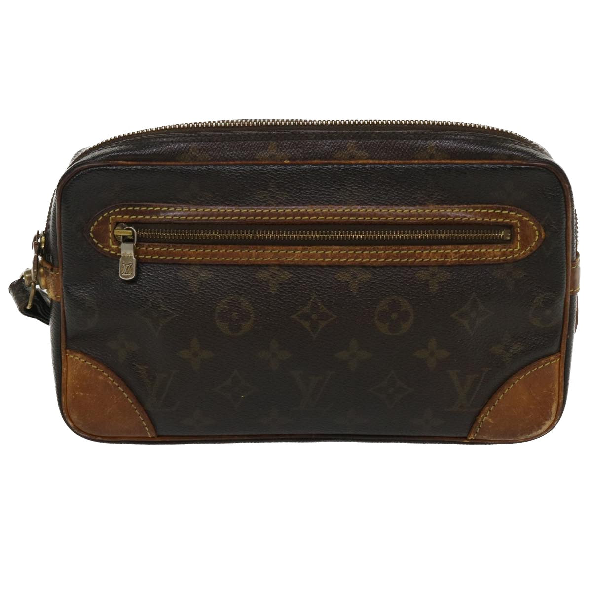 LOUIS VUITTON Monogram Marly Dragonne GM Clutch Bag M51825 LV Auth ti855