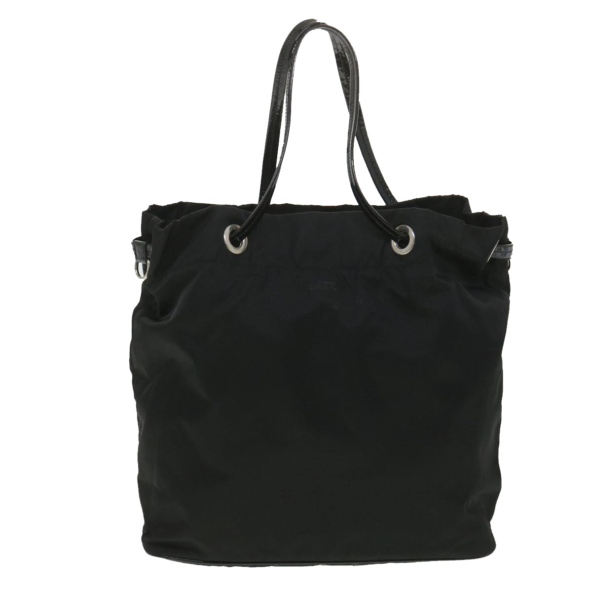 PRADA Hand Bag Nylon Black Auth ti919 - 0