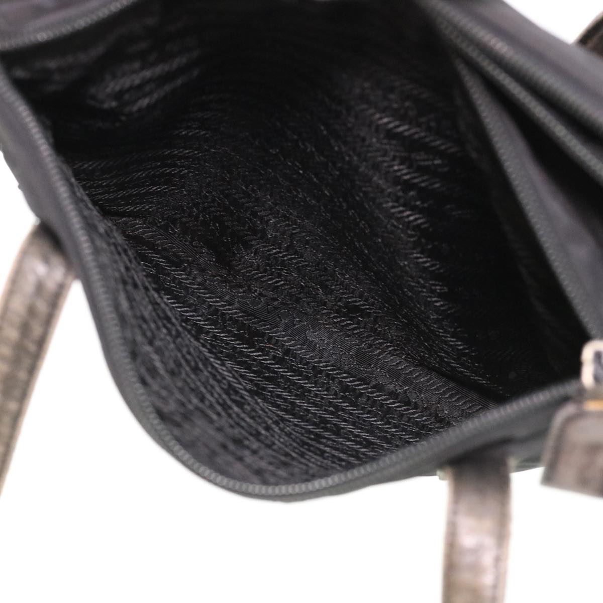 FENDI Shoulder Bag Nylon Black Auth ti960