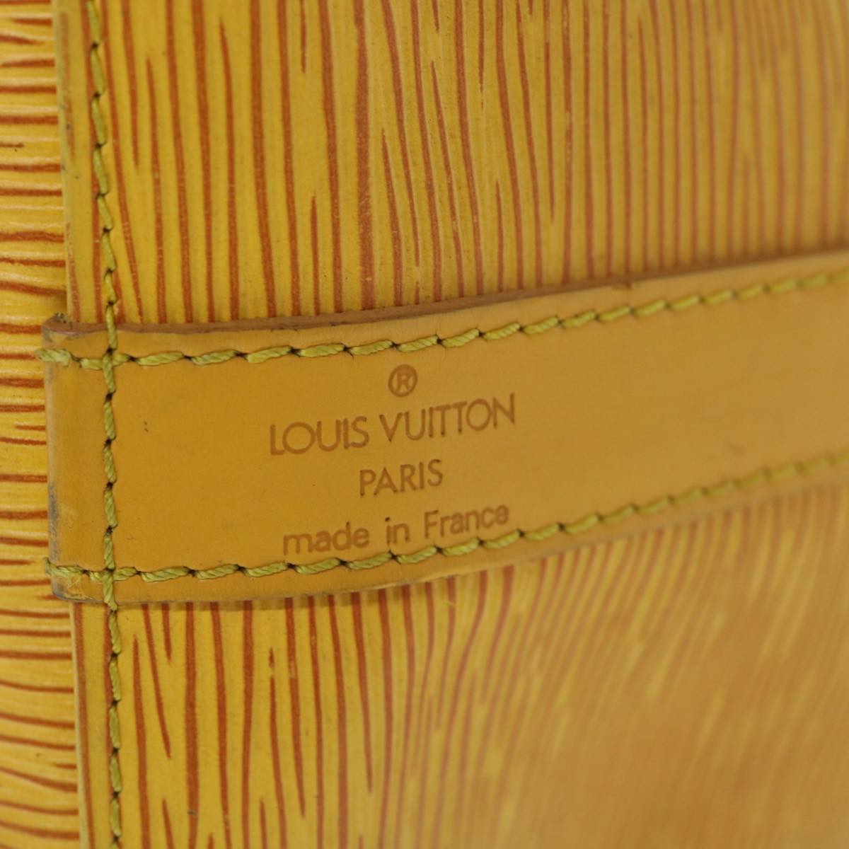 LOUIS VUITTON Epi Petit Noe Shoulder Bag Tassili Yellow M44109 LV Auth ti982