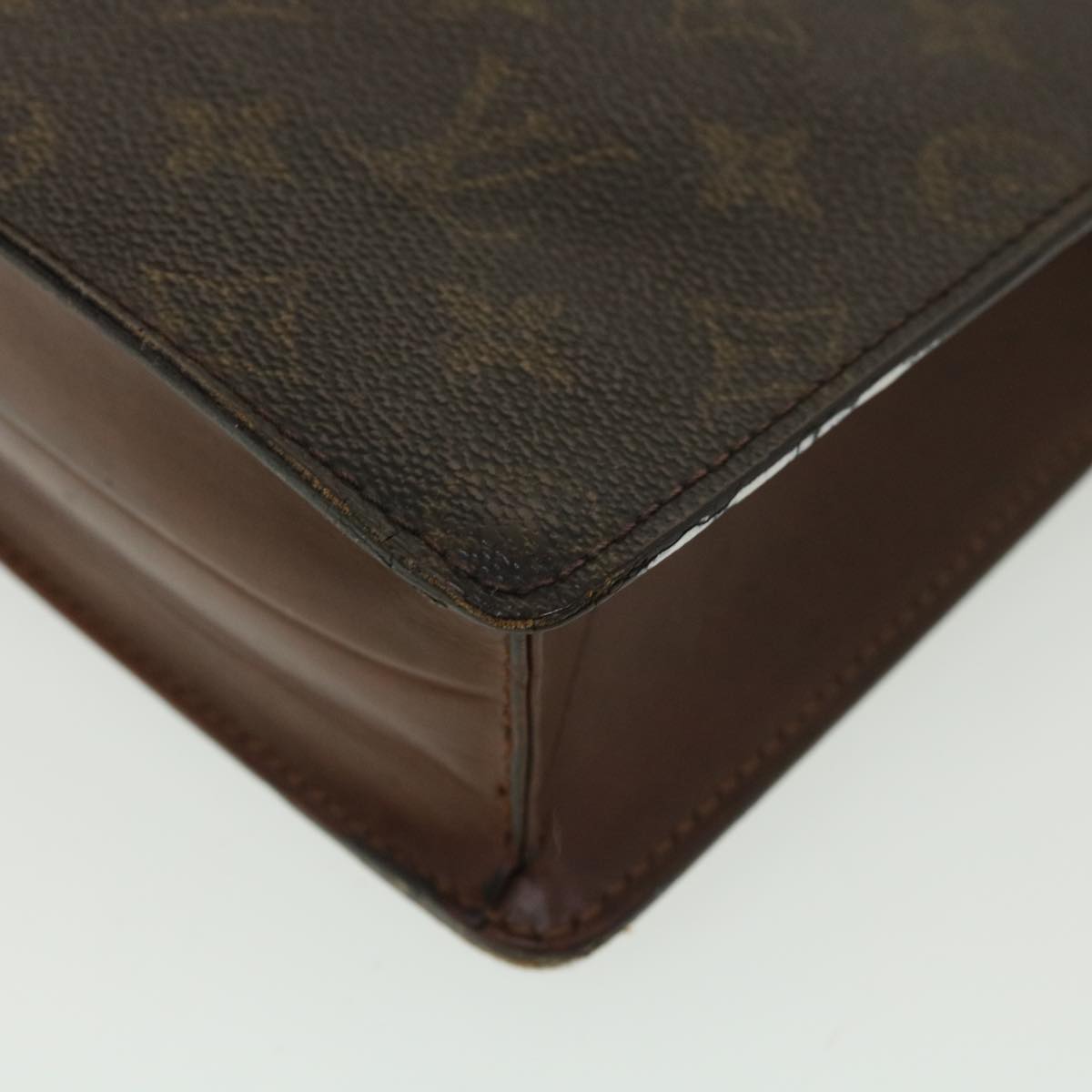 LOUIS VUITTON Monogram Pochette Homme Clutch Bag M51795 LV Auth ti983