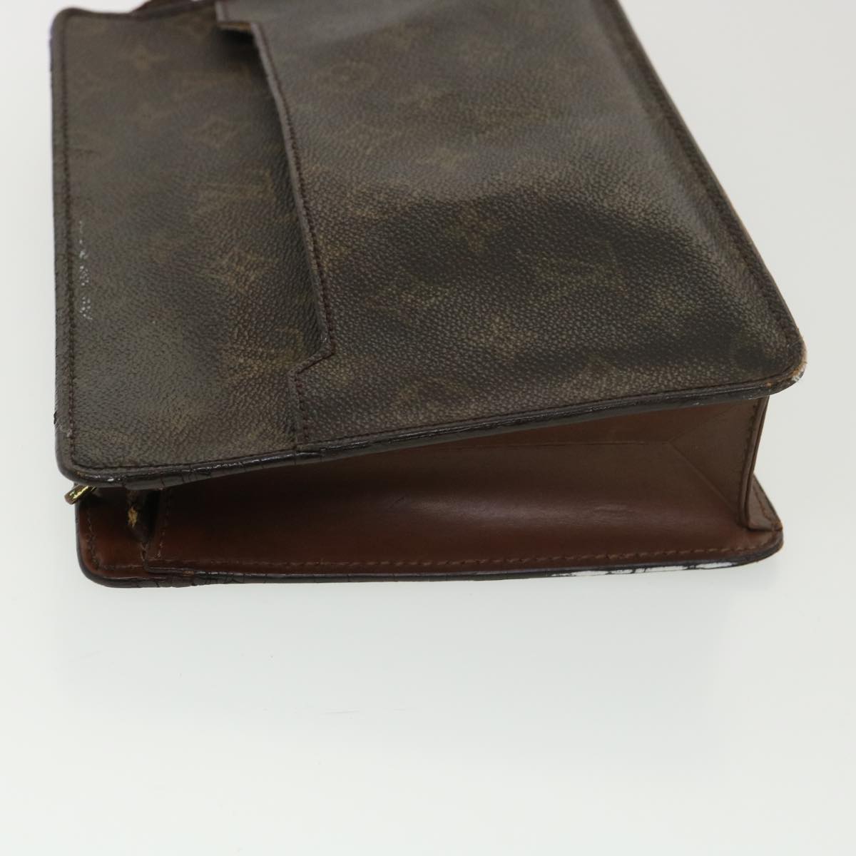 LOUIS VUITTON Monogram Pochette Homme Clutch Bag M51795 LV Auth ti983