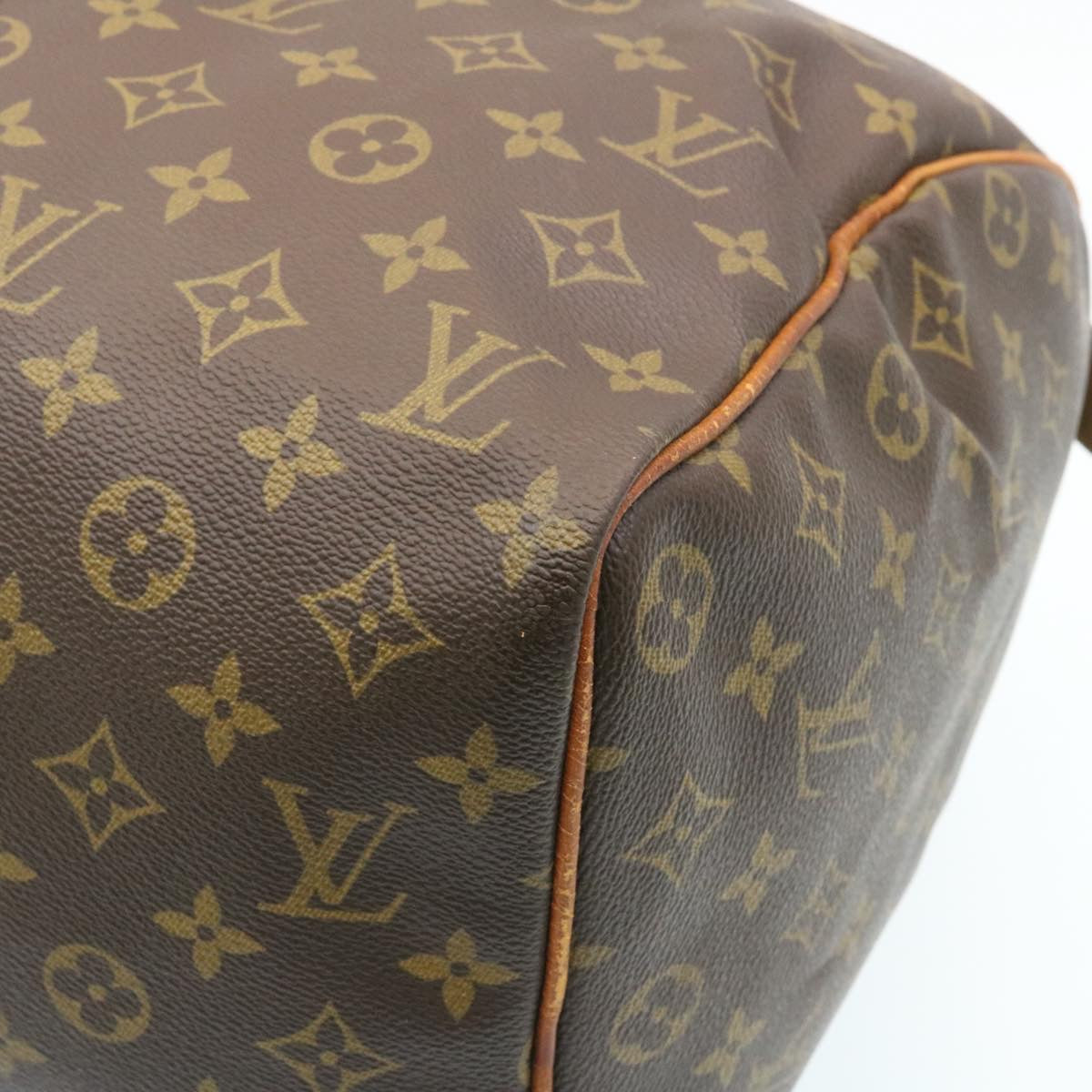 LOUIS VUITTON Monogram Keepall 45 Boston Bag M41428 LV Auth tp022