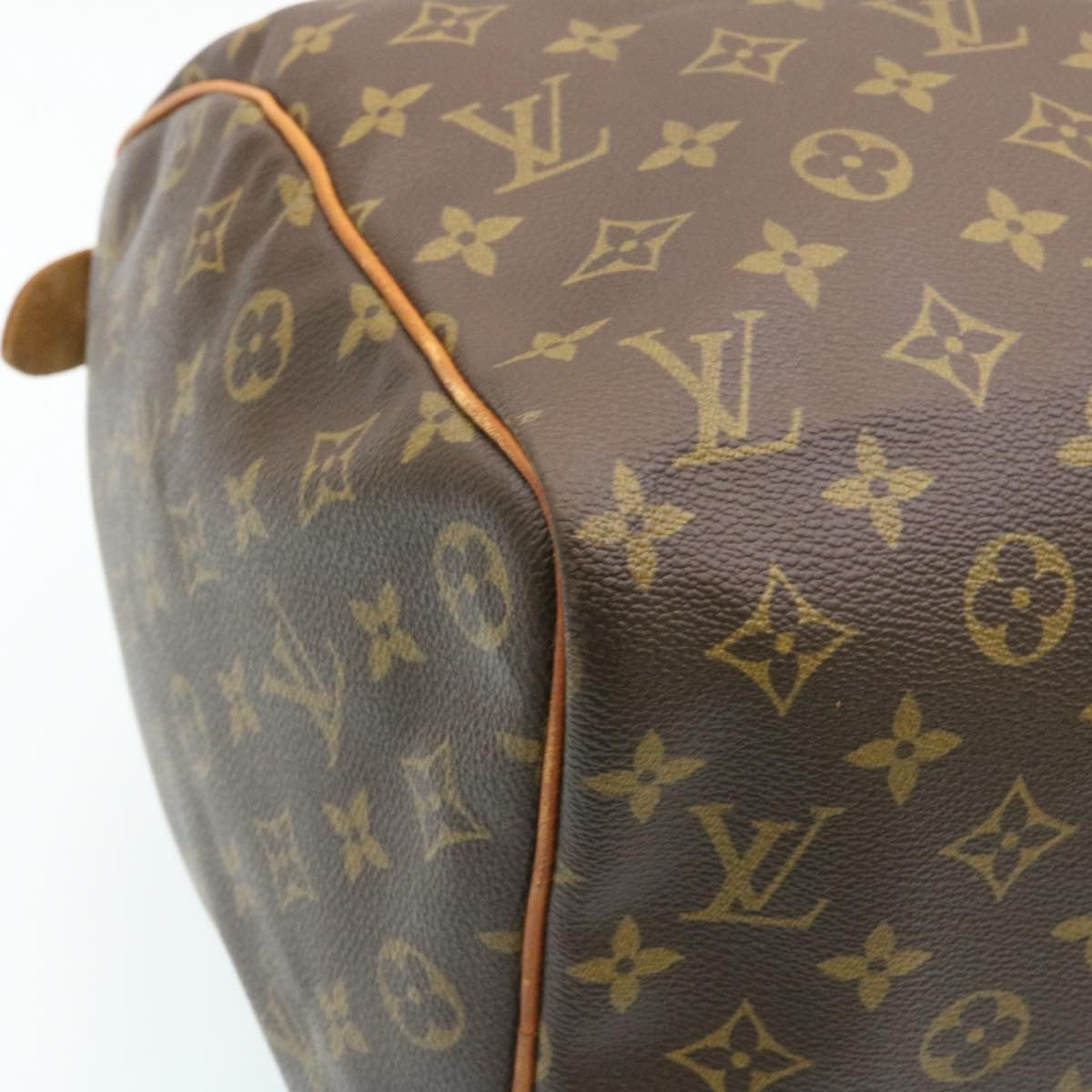 LOUIS VUITTON Monogram Keepall 45 Boston Bag M41428 LV Auth tp022