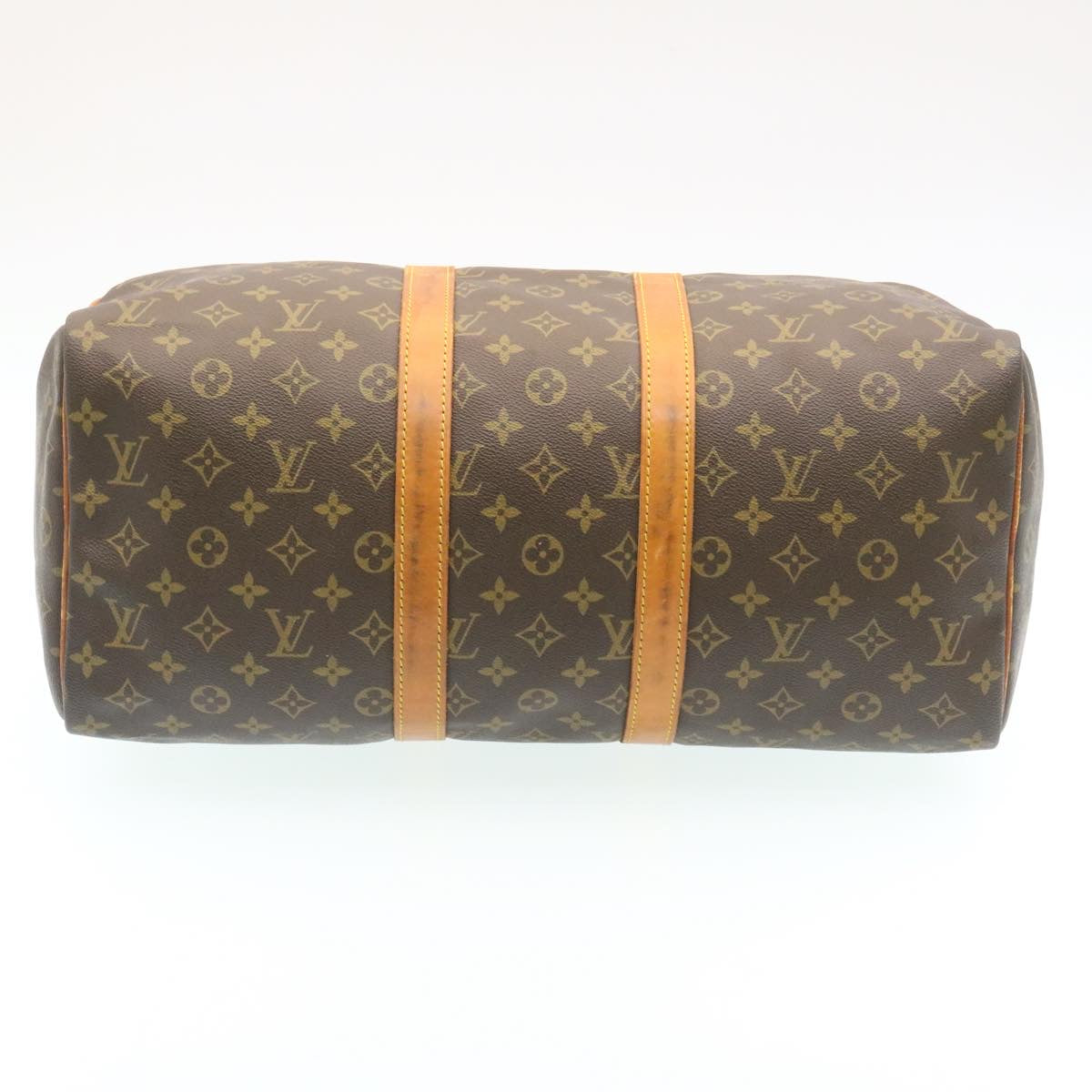 LOUIS VUITTON Monogram Keepall 45 Boston Bag M41428 LV Auth tp022