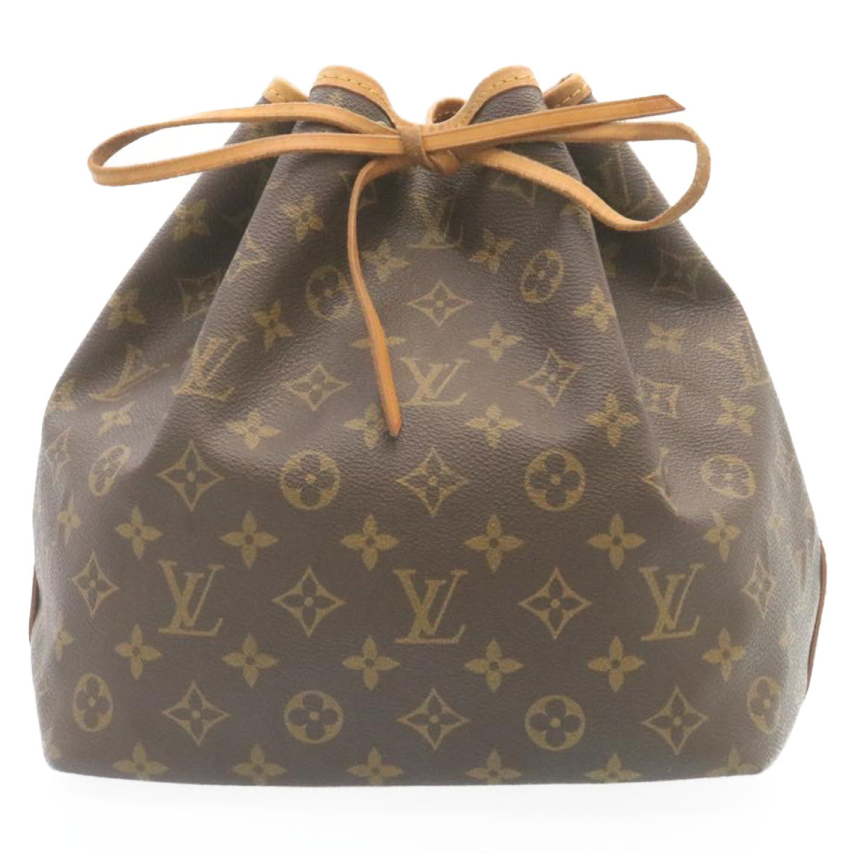 LOUIS VUITTON Monogram Petit Noe Shoulder Bag M42226 LV Auth tp052