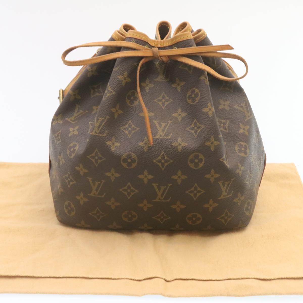 LOUIS VUITTON Monogram Petit Noe Shoulder Bag M42226 LV Auth tp052