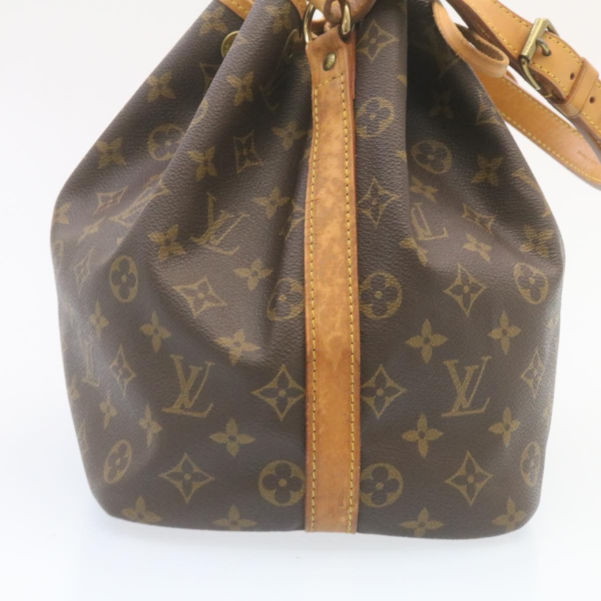 LOUIS VUITTON Monogram Petit Noe Shoulder Bag M42226 LV Auth tp052