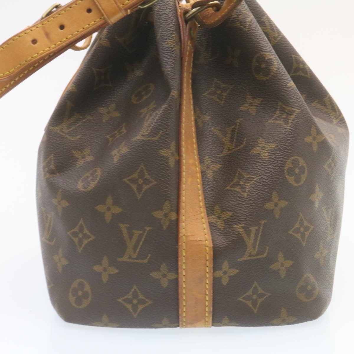 LOUIS VUITTON Monogram Petit Noe Shoulder Bag M42226 LV Auth tp052