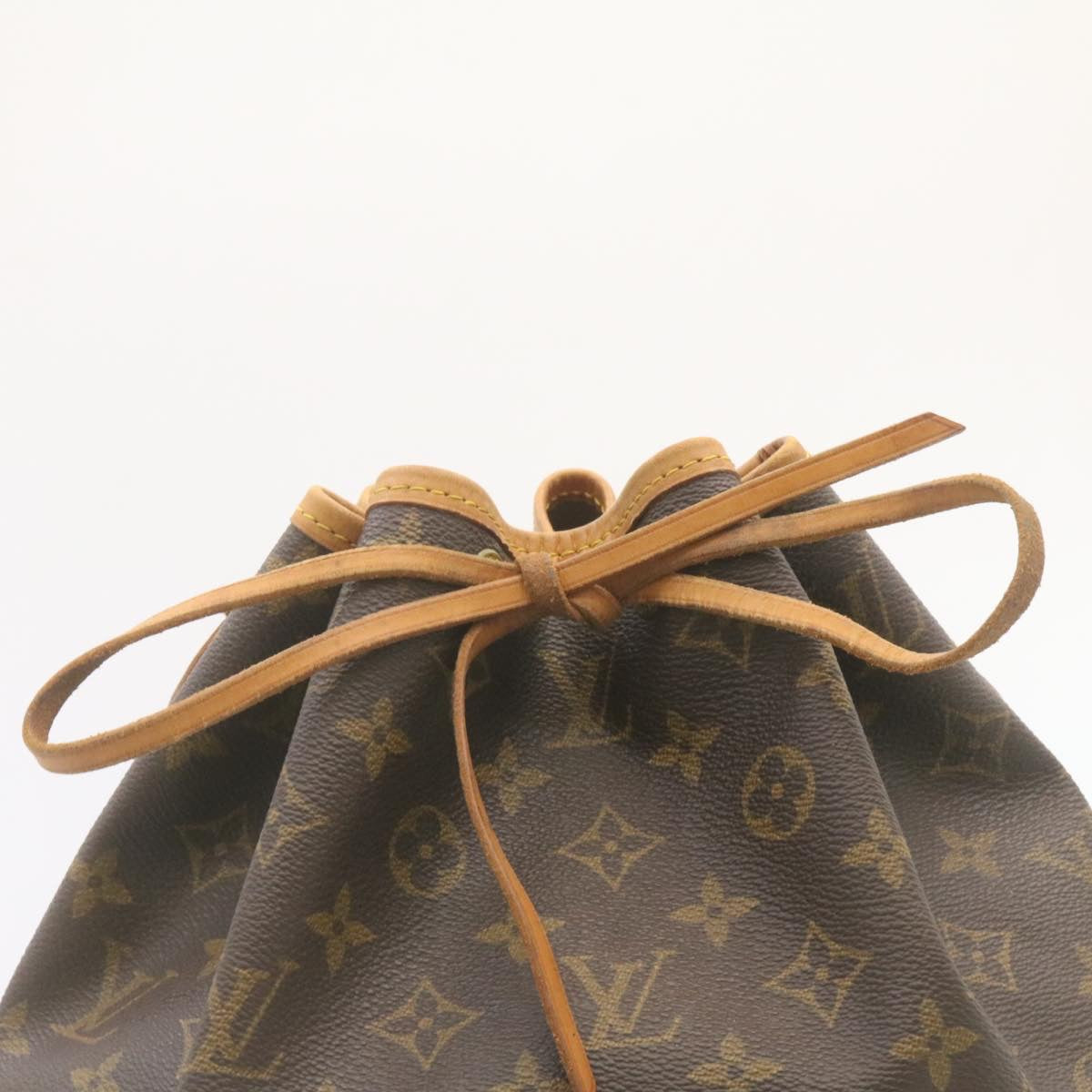 LOUIS VUITTON Monogram Petit Noe Shoulder Bag M42226 LV Auth tp052