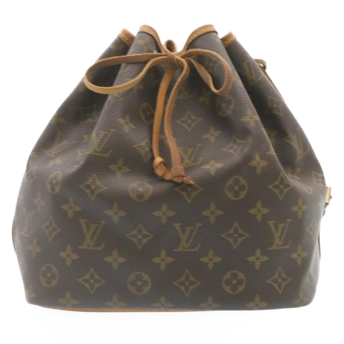 LOUIS VUITTON Monogram Petit Noe Shoulder Bag M42226 LV Auth tp054