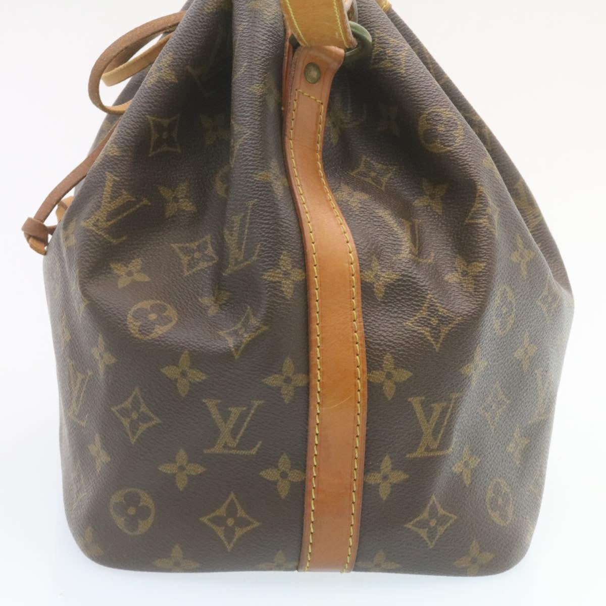 LOUIS VUITTON Monogram Petit Noe Shoulder Bag M42226 LV Auth tp054