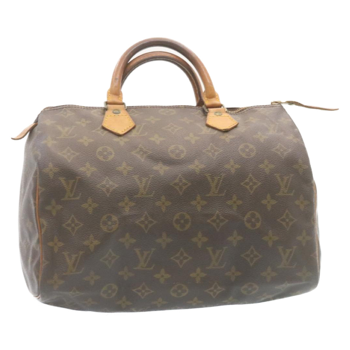 LOUIS VUITTON Monogram Speedy 30 Hand Bag M41526 LV Auth tp089