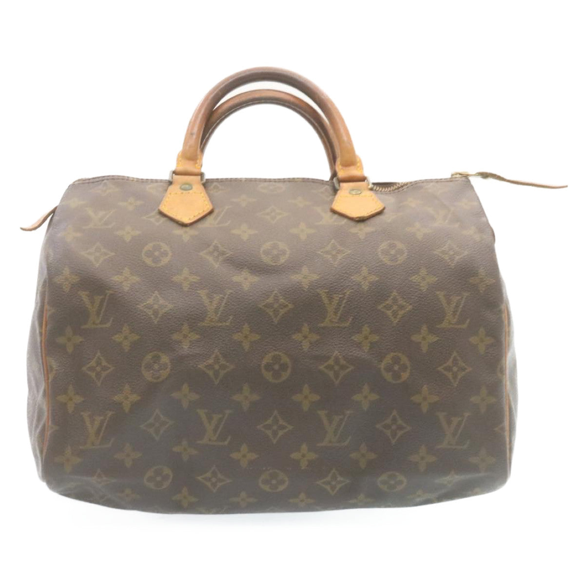 LOUIS VUITTON Monogram Speedy 30 Hand Bag M41526 LV Auth tp089