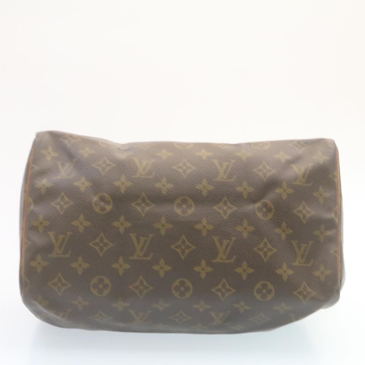 LOUIS VUITTON Monogram Speedy 30 Hand Bag M41526 LV Auth tp089