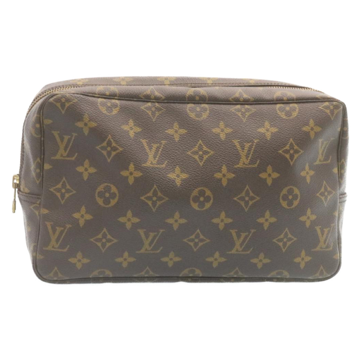 LOUIS VUITTON Monogram Trousse Toilette 28 Clutch Bag M47522 LV Auth tp108