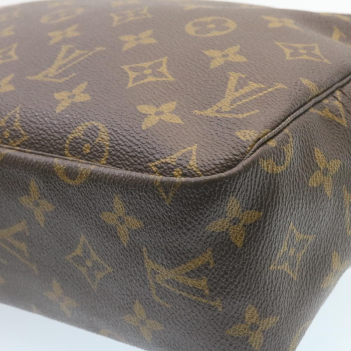 LOUIS VUITTON Monogram Trousse Toilette 28 Clutch Bag M47522 LV Auth tp108