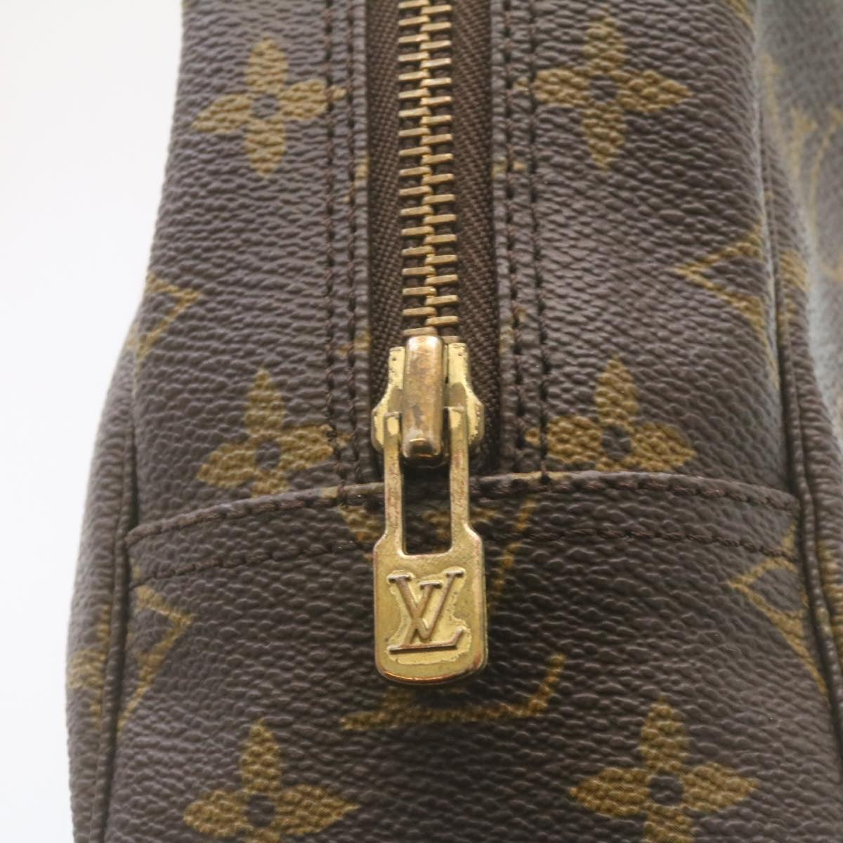 LOUIS VUITTON Monogram Trousse Toilette 28 Clutch Bag M47522 LV Auth tp108