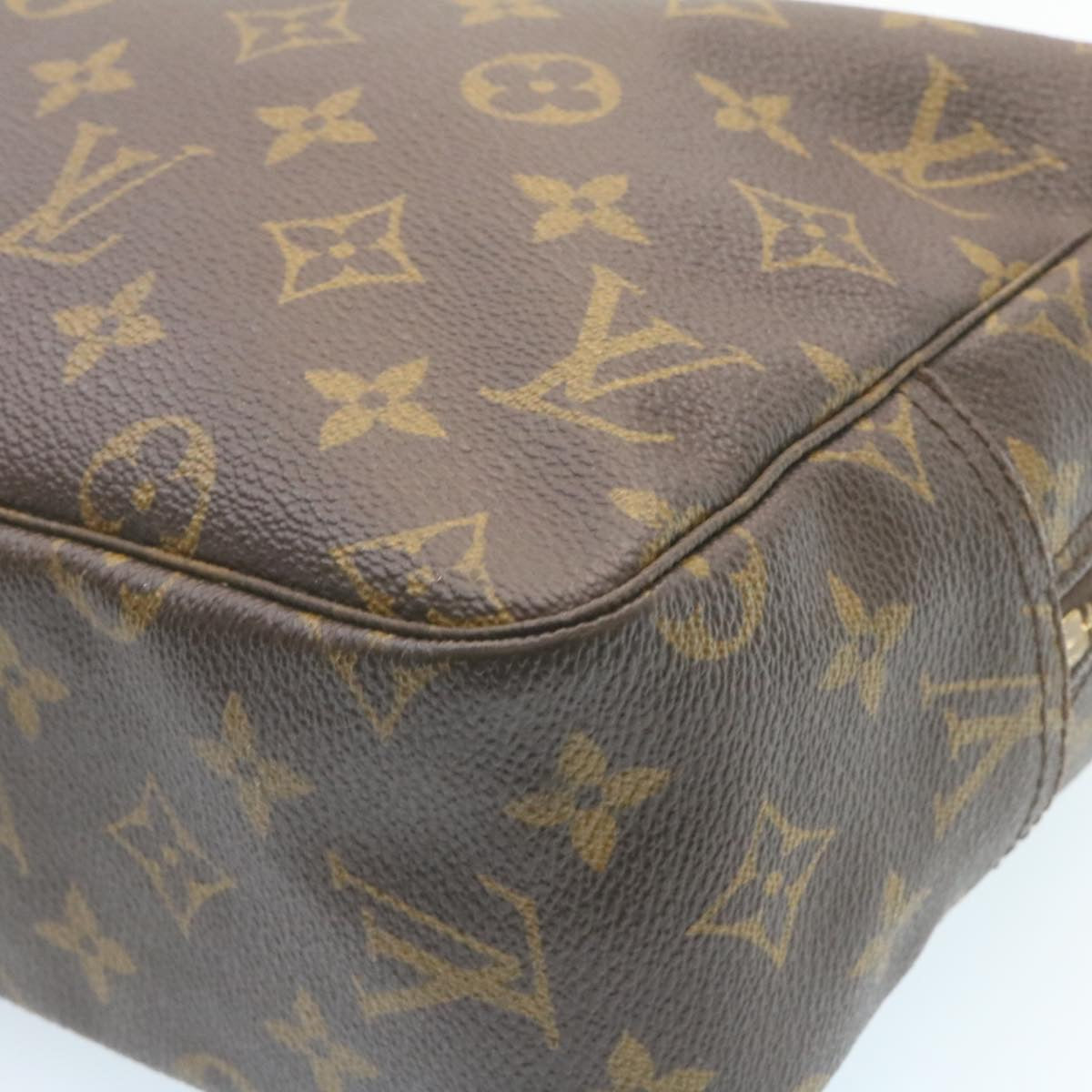 LOUIS VUITTON Monogram Trousse Toilette 28 Clutch Bag M47522 LV Auth tp108