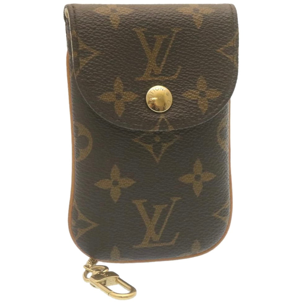 LOUIS VUITTON Monogram EtuiTelephonneMM Cell Phone Case M66546 LV Auth tp185