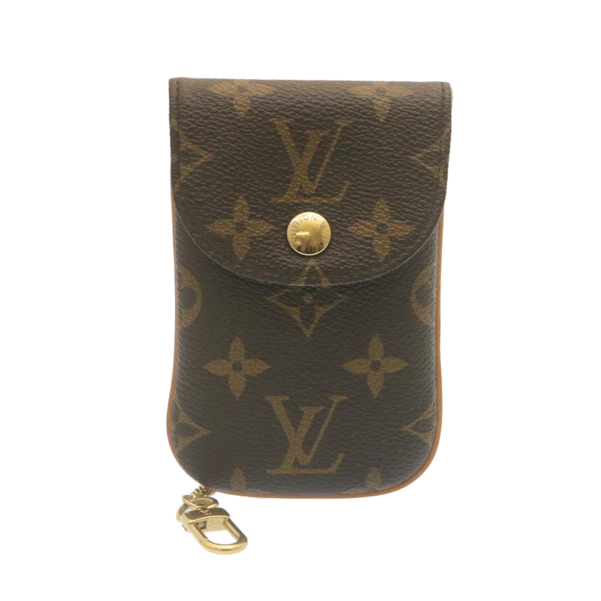 LOUIS VUITTON Monogram EtuiTelephonneMM Cell Phone Case M66546 LV Auth tp185