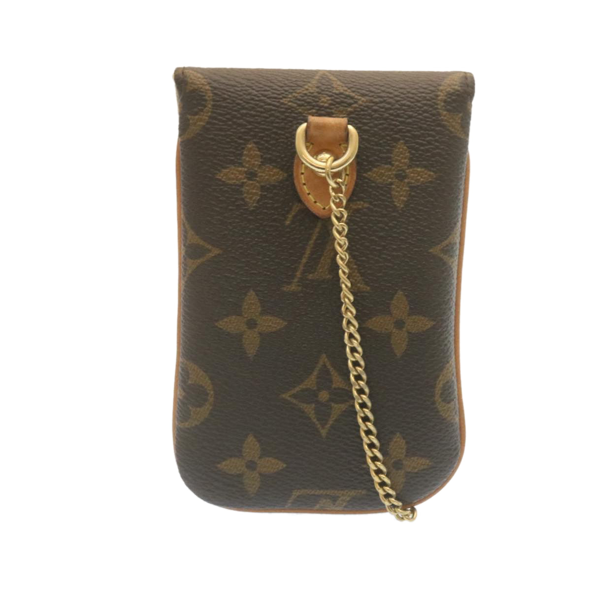 LOUIS VUITTON Monogram EtuiTelephonneMM Cell Phone Case M66546 LV Auth tp185 - 0