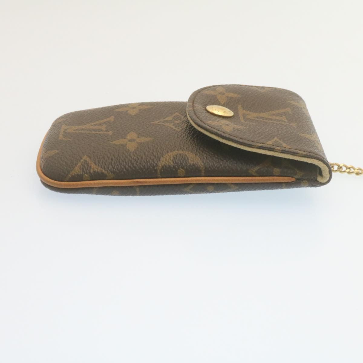 LOUIS VUITTON Monogram EtuiTelephonneMM Cell Phone Case M66546 LV Auth tp185