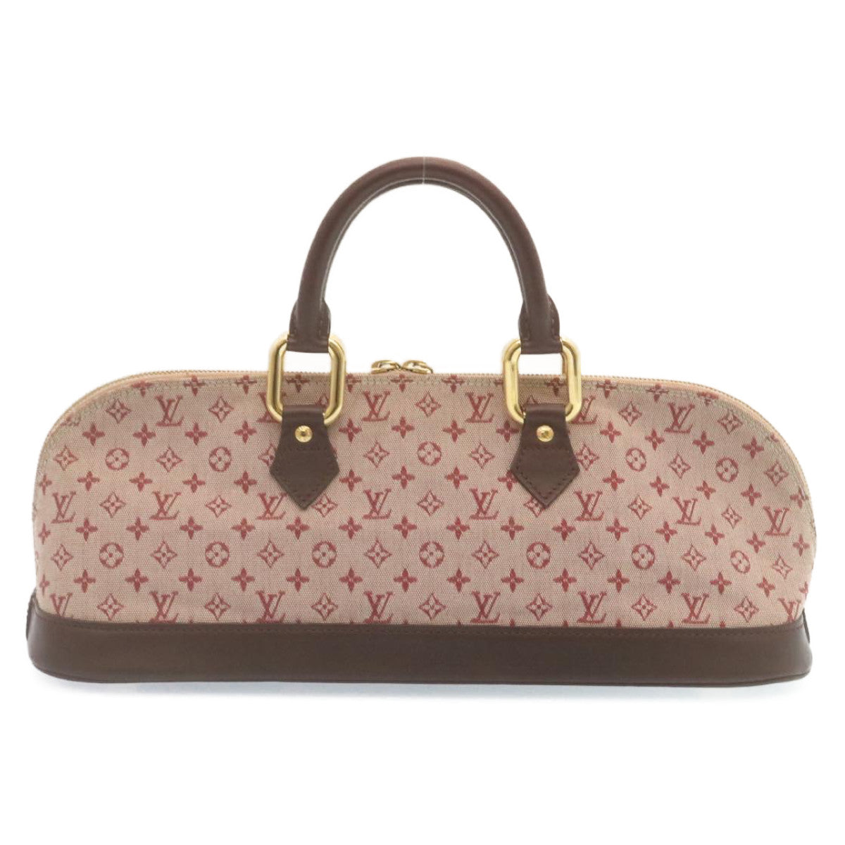 LOUIS VUITTON Monogram Mini Alma Long Hand Bag Red M92207 LV Auth tp208 - 0