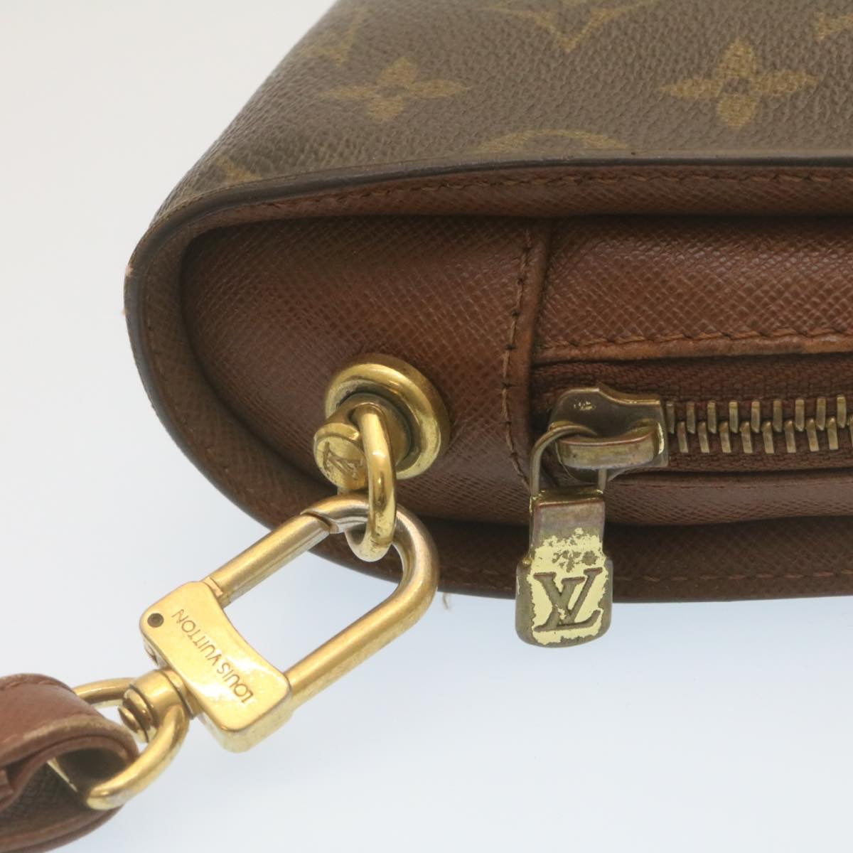 LOUIS VUITTON Monogram Orsay Clutch Bag M51790 LV Auth tp212