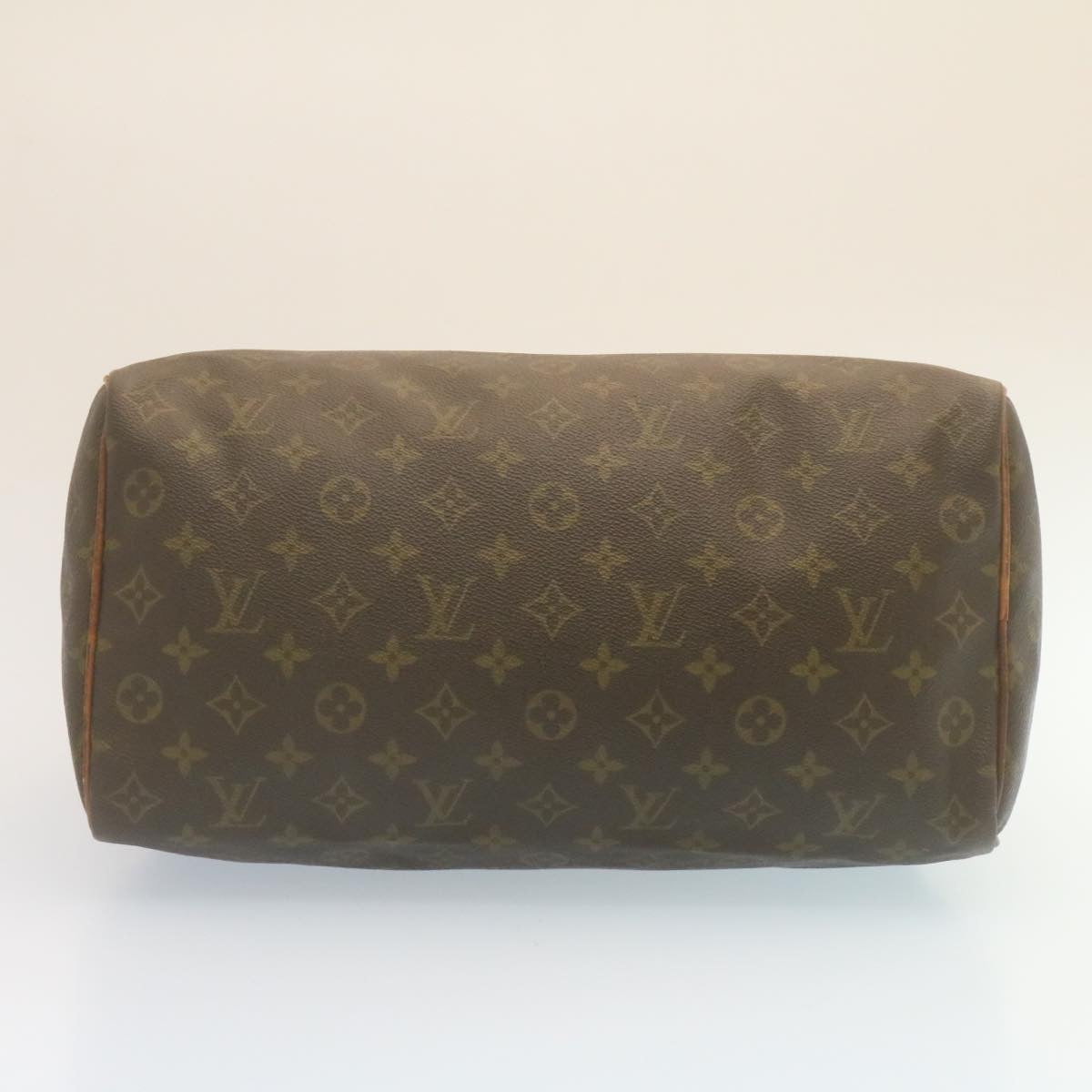 LOUIS VUITTON Monogram Speedy 35 Hand Bag M41524 LV Auth tp232