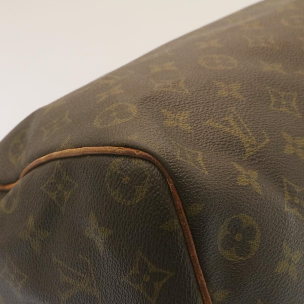 LOUIS VUITTON Monogram Speedy 35 Hand Bag M41524 LV Auth tp232